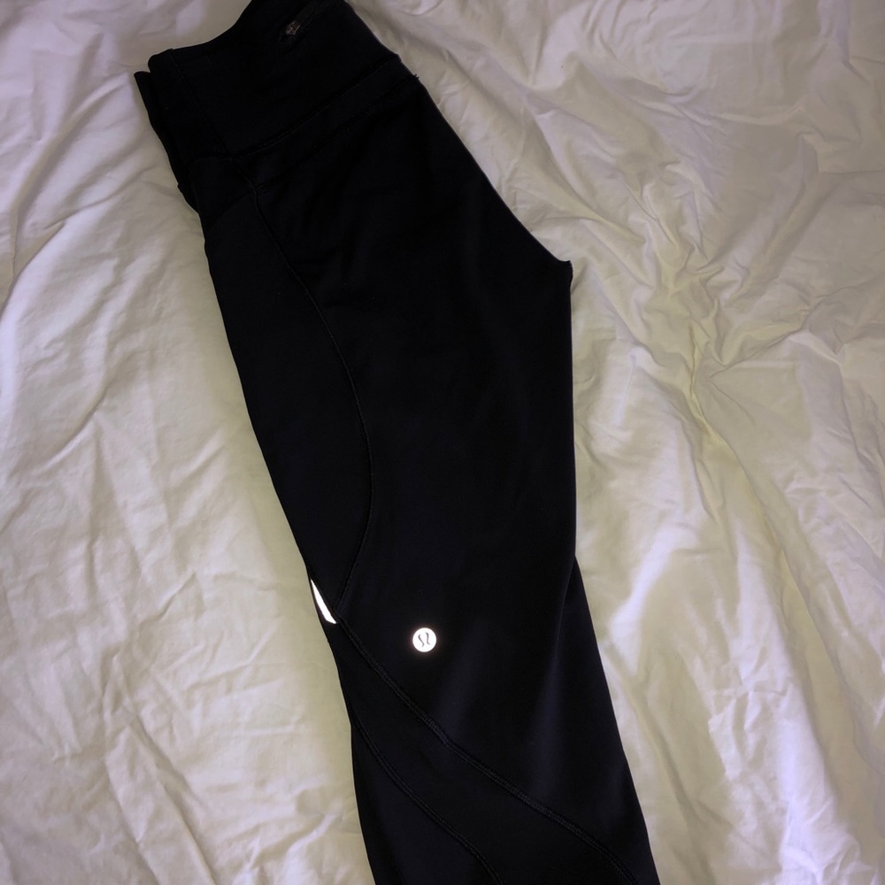 Lululemon Crop Leggings Black Size 8